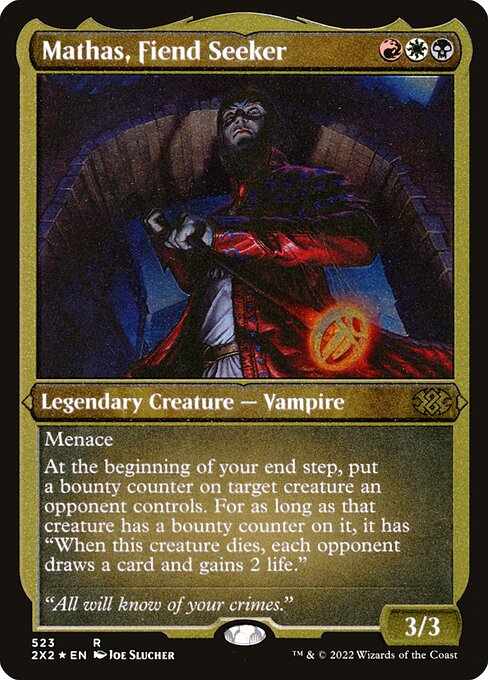 2X2: Mathas, Fiend Seeker (Foil Etched)