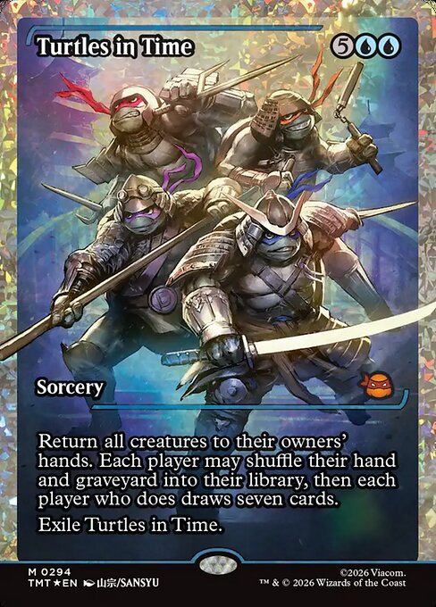 TMT: Turtles in Time (Showcase) (Fracture Foil)