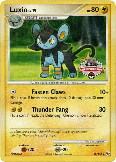 PR: Luxio - 52/130 (State Championship Promo)