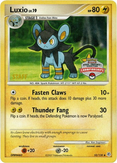 PR: Luxio - 52/130 (State Championships) [Staff]