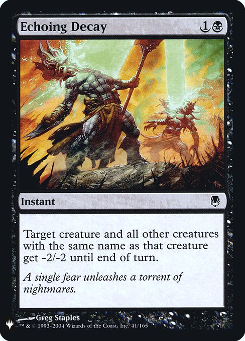 PLST: Echoing Decay (Foil)
