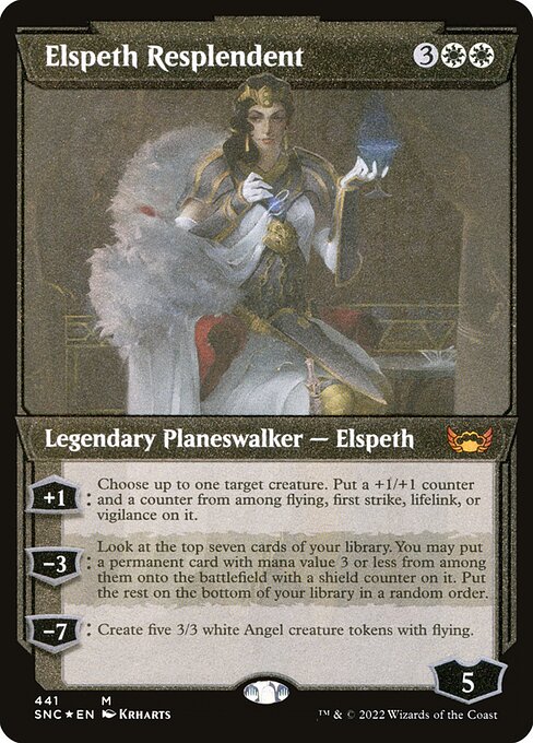 SNC: Elspeth Resplendent (Showcase) (Foil Etched)