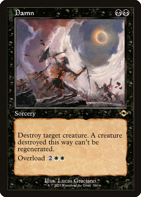 MH2: Damn (Retro Frame) (Foil Etched)