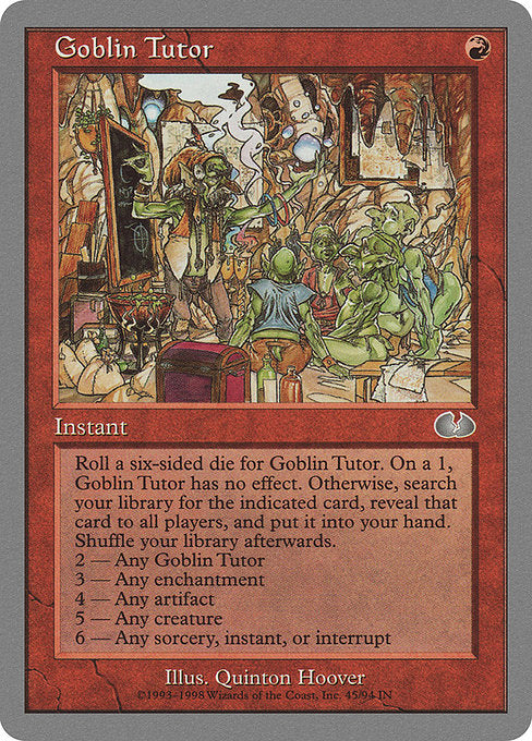 UGL: Goblin Tutor