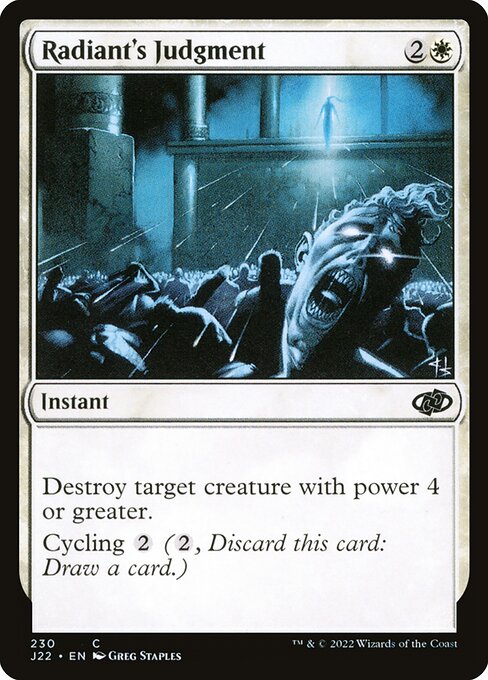 J22: Radiant's Judgment