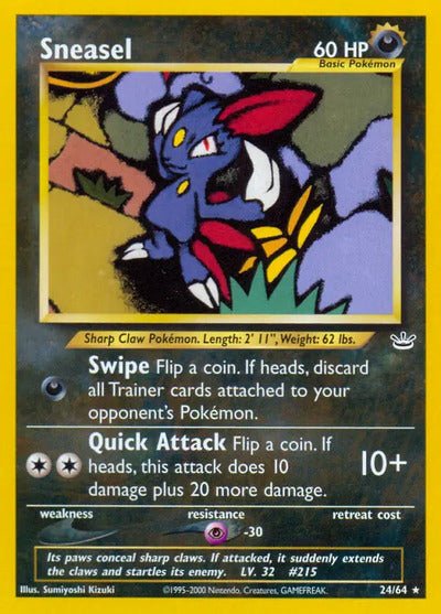 Sneasel 24/64 Unlimited Neo Revelation