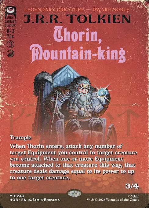 HOB: Thorin, Mountain-king (Borderless)