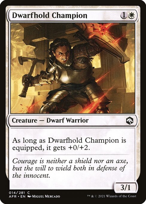 AFR: Dwarfhold Champion