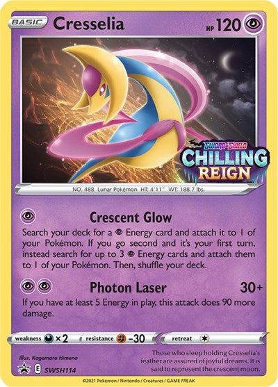 SWSD: Cresselia - SWSH114 (Prerelease) (Holofoil)