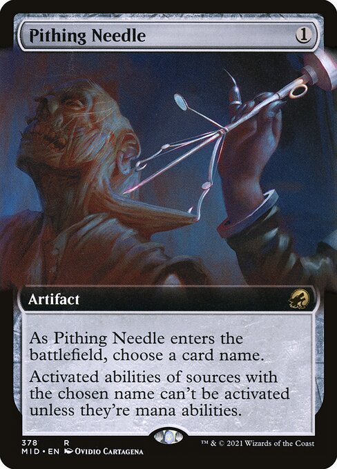 MID: Pithing Needle (Extended Art) (Foil)