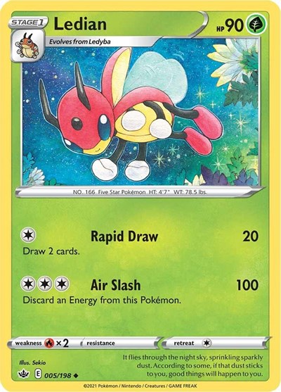 SWSH06: Ledian (Reverse Holofoil)