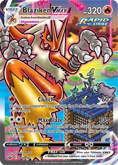 SWSH06: Blaziken VMAX (Alternate Art Secret) (Holofoil)
