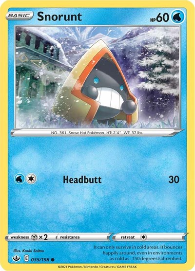 SWSH06: Snorunt (Reverse Holofoil)