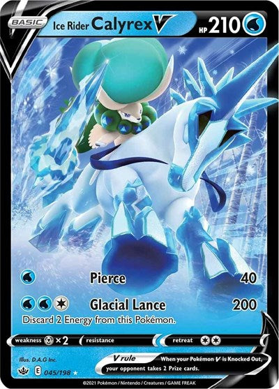SWSH06: Ice Rider Calyrex V (Holofoil)
