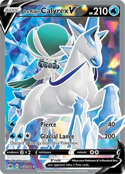 SWSH06: Ice Rider Calyrex V (Full Art) (Holofoil)