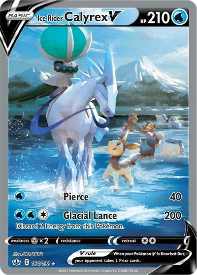SWSH06: Ice Rider Calyrex V (Alternate Full Art) (Holofoil)