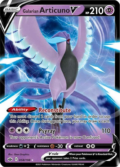 SWSH06: Galarian Articuno V (Holofoil)