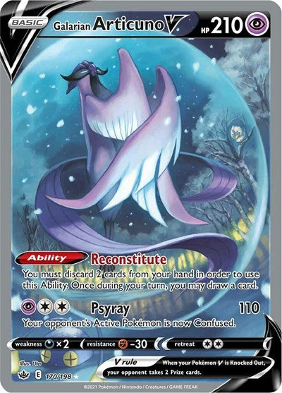 SWSH06: Galarian Articuno V (Alternate Full Art) (Holofoil)