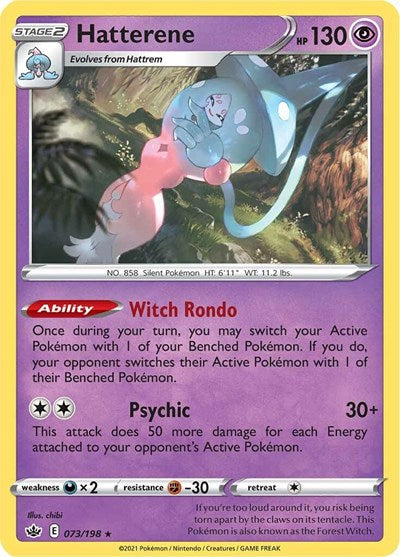 SWSH06: Hatterene (Reverse Holofoil)