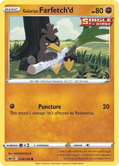 SWSH06: Galarian Farfetch'd (Reverse Holofoil)