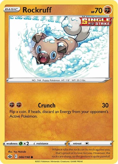 SWSH06: Rockruff