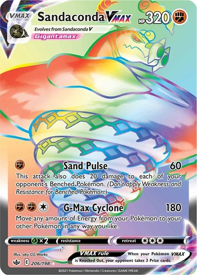 SWSH06: Sandaconda VMAX (Secret) (Holofoil)