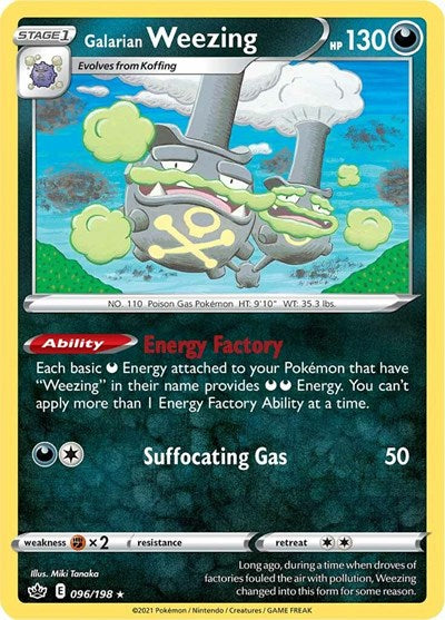 SWSH06: Galarian Weezing (Reverse Holofoil)