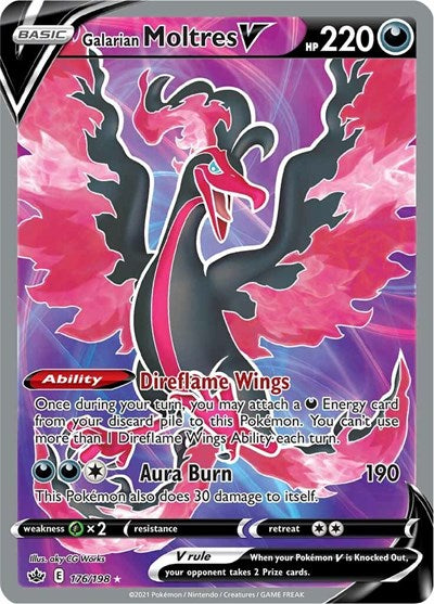 SWSH06: Galarian Moltres V (Full Art) (Holofoil)