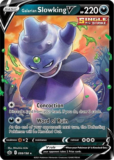 SWSH06: Galarian Slowking V (Holofoil)