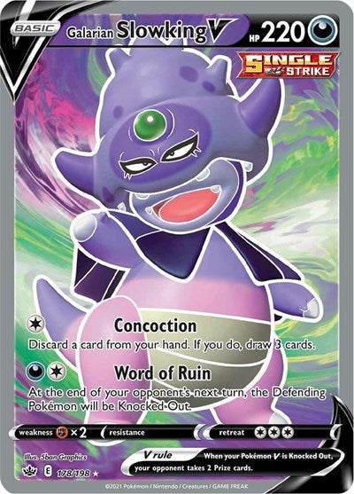 SWSH06: Galarian Slowking V (Full Art) (Holofoil)