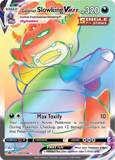 SWSH06: Galarian Slowking VMAX (Secret) (Holofoil)