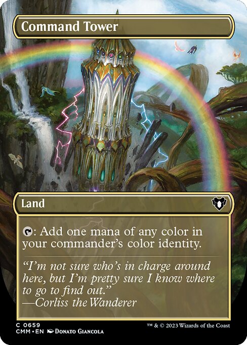 CMM: Command Tower (Borderless) (Foil)