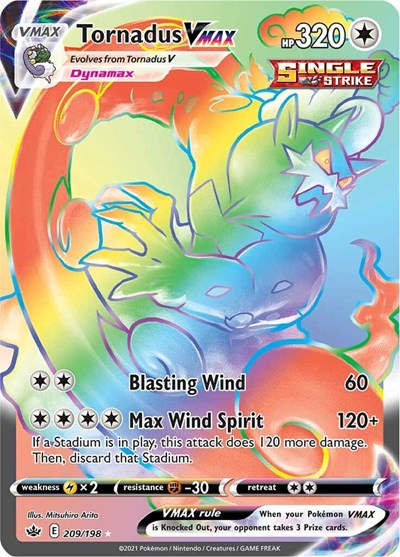SWSH06: Tornadus VMAX (Secret) (Holofoil)