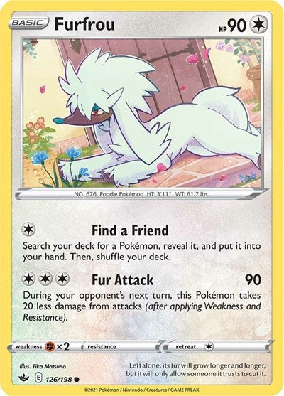 SWSH06: Furfrou (Reverse Holofoil)
