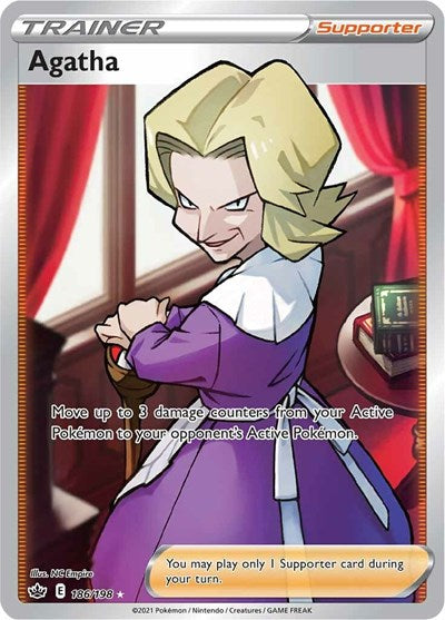 SWSH06: Agatha (Full Art) (Holofoil)