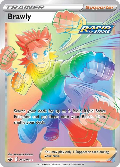 SWSH06: Brawly (Secret) (Holofoil)