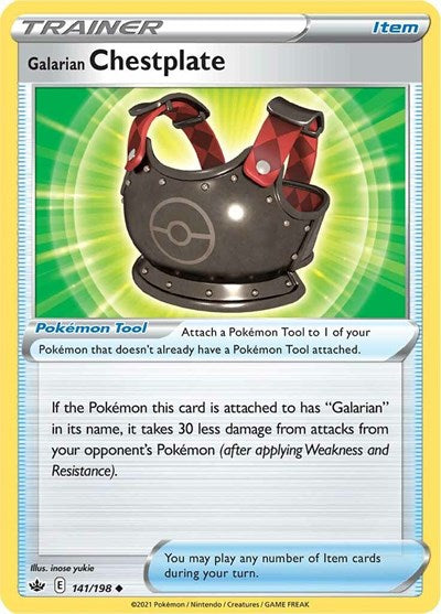 SWSH06: Galarian Chestplate (Reverse Holofoil)