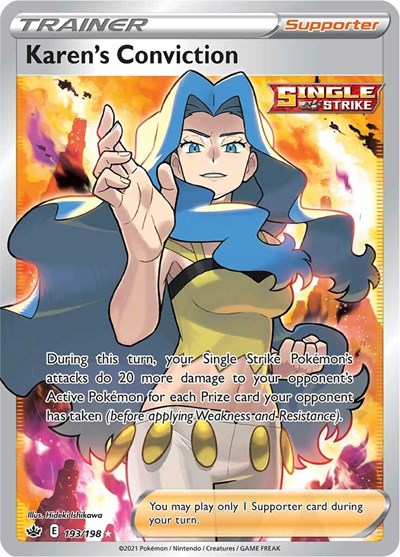 SWSH06: Karen's Conviction (Full Art) (Holofoil)