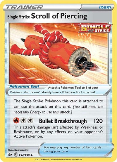 SWSH06: Single Strike Scroll of Piercing