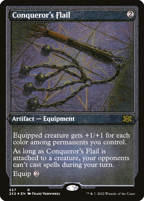 2X2: Conqueror's Flail (Foil Etched)