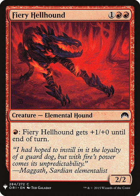 PLST: Fiery Hellhound