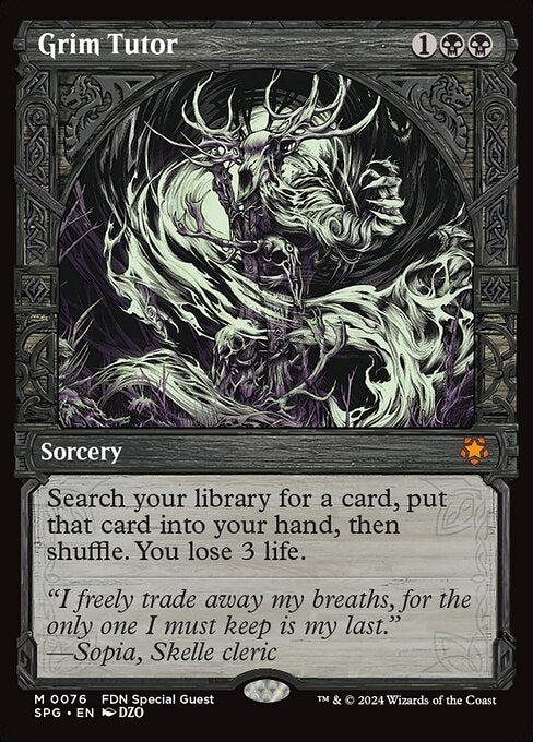 SPG: Grim Tutor (Showcase) (Foil)