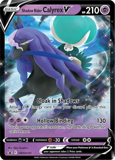SWSD: Shadow Rider Calyrex V - SWSH131 (Holofoil)