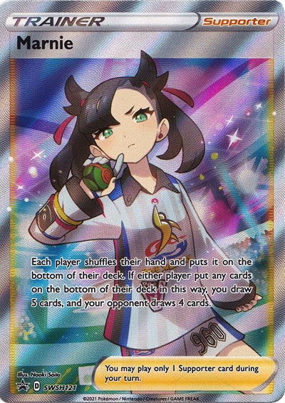 SWSD: Marnie - SWSH121 (Holofoil)