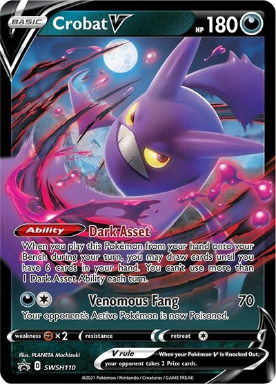 SWSD: Crobat V - SWSH110 (Holofoil)