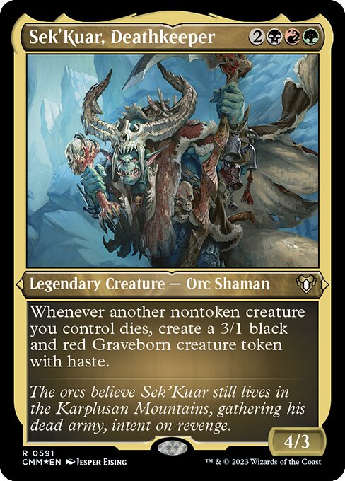 CMM: Sek'Kuar, Deathkeeper (Foil Etched)