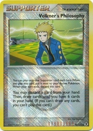 PR: Volkner's Philosophy - 98/111 (Player Reward) (Reverse Holofoil)