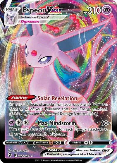SWSH07: Espeon VMAX (Holofoil)