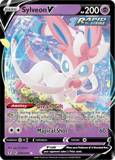 SWSH07: Sylveon V (Holofoil)