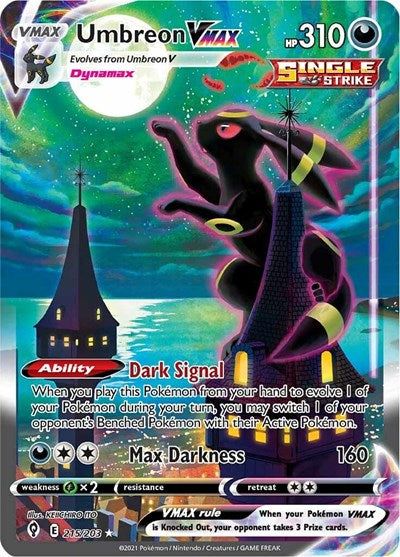 SWSH07: Umbreon VMAX (Alternate Art Secret) (Holofoil)
